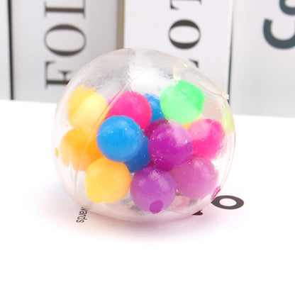 Clear Squishy Fidget Stress Ball Toy by HitMyNeed