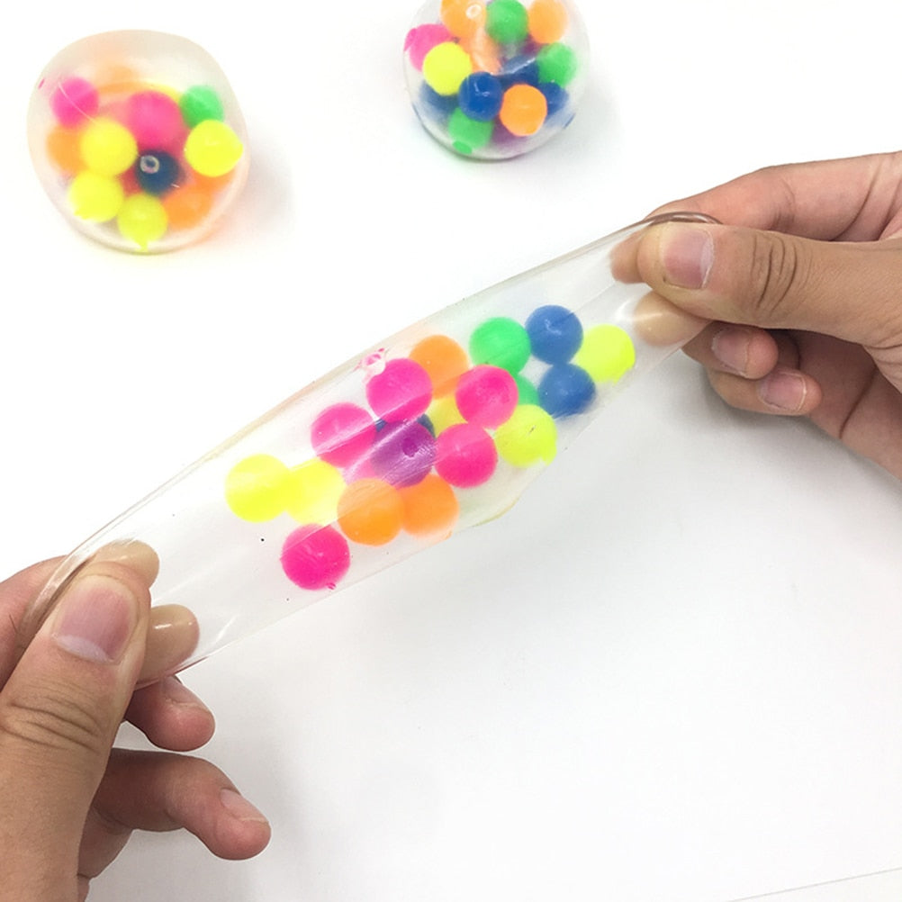 Clear Squishy Fidget Stress Ball Toy by HitMyNeed