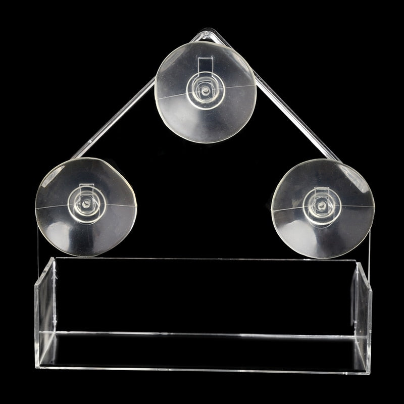 Clear Window Mounted Bird Feeder with Suction Cups by HitMyNeed
