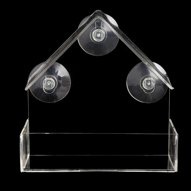 Clear Window Mounted Bird Feeder with Suction Cups by HitMyNeed