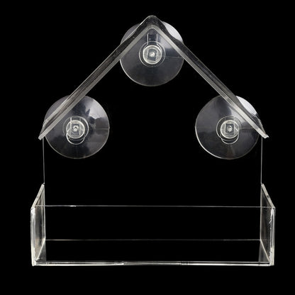 Clear Window Mounted Bird Feeder with Suction Cups by HitMyNeed