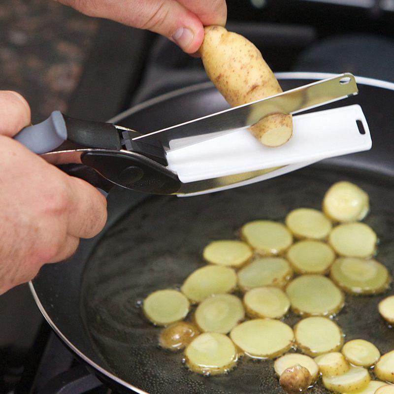 Clever Cutter 2-in-1 Knife and Cutting Board Scissors by HitMyNeed