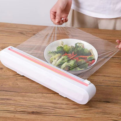 Cling Wrap and Foil Dispenser with Slide Cutter by HitMyNeed