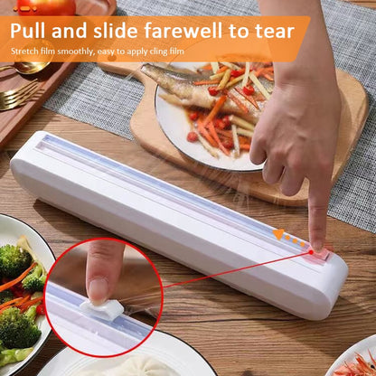 Cling Wrap and Foil Dispenser with Slide Cutter by HitMyNeed
