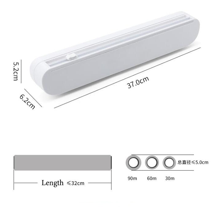 Cling Wrap and Foil Dispenser with Slide Cutter by HitMyNeed