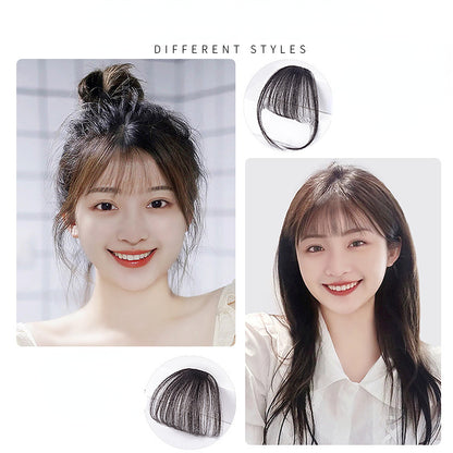 Clip-In Fake Air Bangs Synthetic Fringe Hairpiece by HitMyNeed