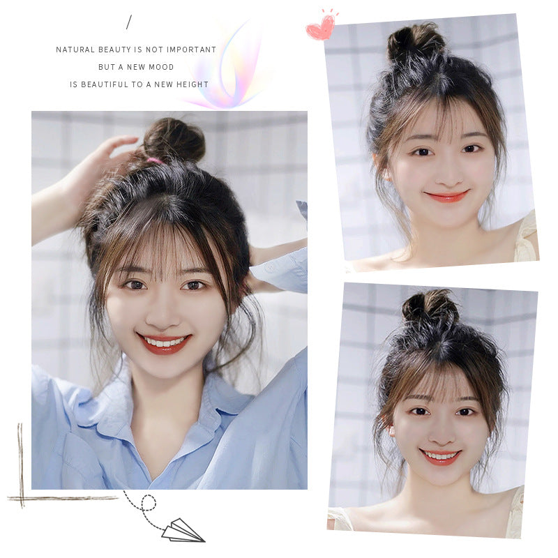Clip-In Fake Air Bangs Synthetic Fringe Hairpiece by HitMyNeed