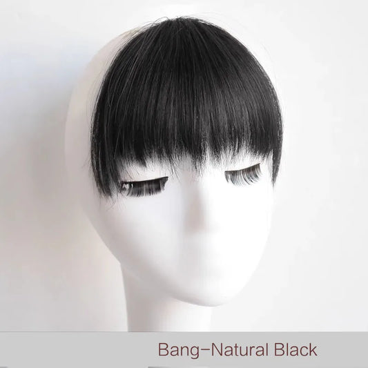 Clip In Synthetic Bangs Hairpiece for Instant Fringe 4-27hl by HitMyNeed