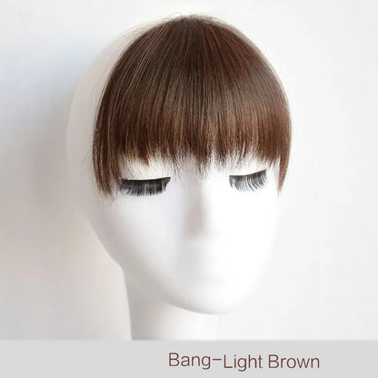 Clip In Synthetic Bangs Hairpiece for Instant Fringe 4-30hl by HitMyNeed