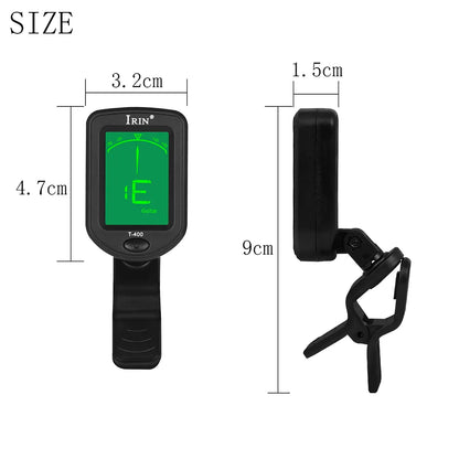 Clip-On Digital Guitar Tuner for Guitar, Bass & Ukulele by HitMyNeed