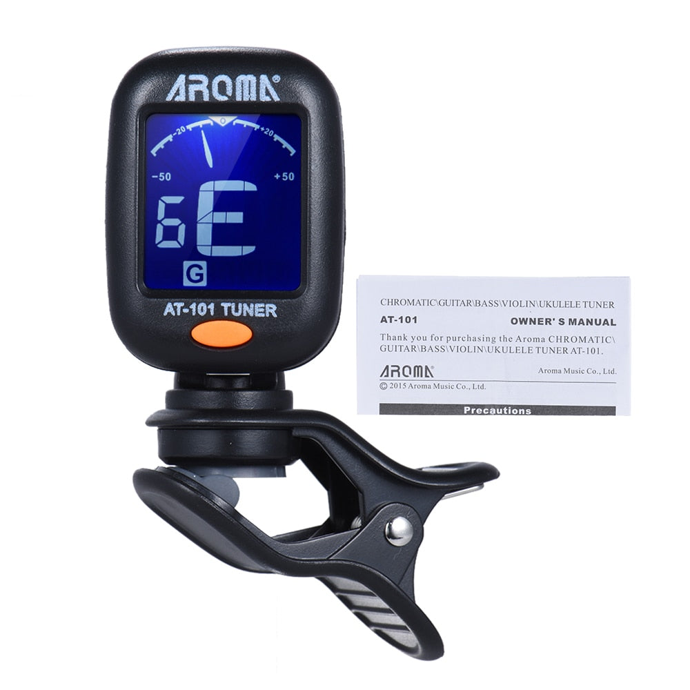 Clip-On Digital Tuner for Guitar, Bass & Violin by HitMyNeed