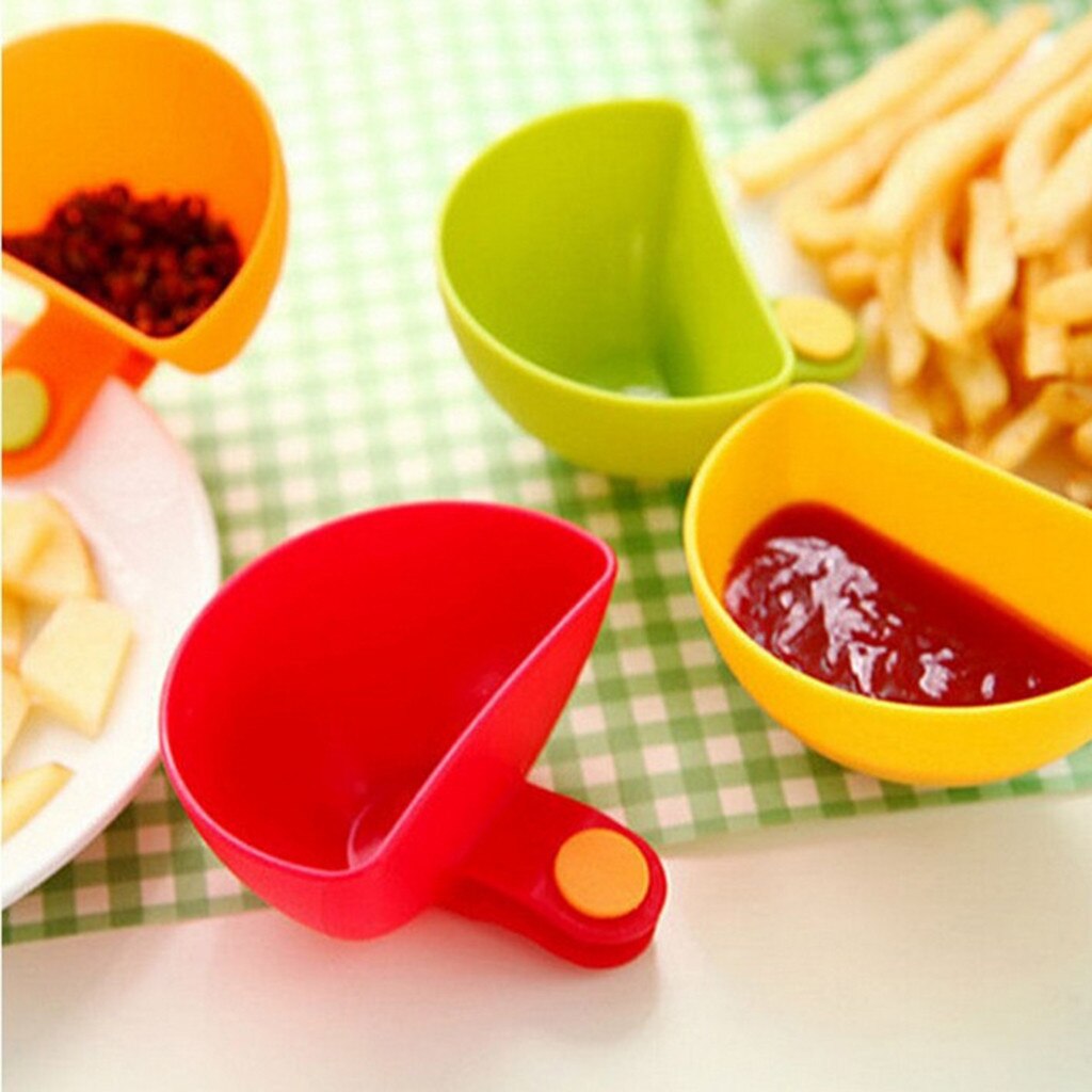 Clip-On Dip Sauce Cups Set of 4 by HitMyNeed