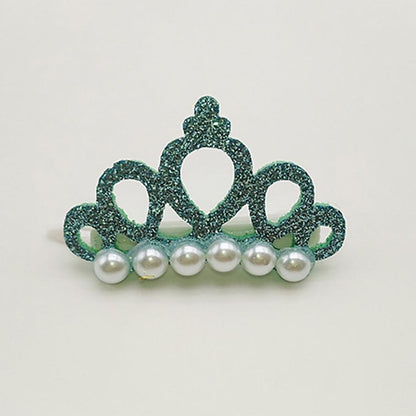 Clip-On Faux Pearl Dog Tiaras, Set of 5 by HitMyNeed