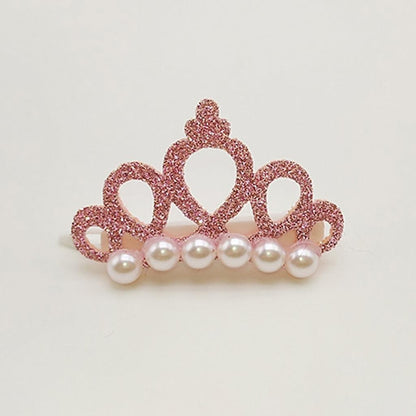 Clip-On Faux Pearl Dog Tiaras, Set of 5 by HitMyNeed