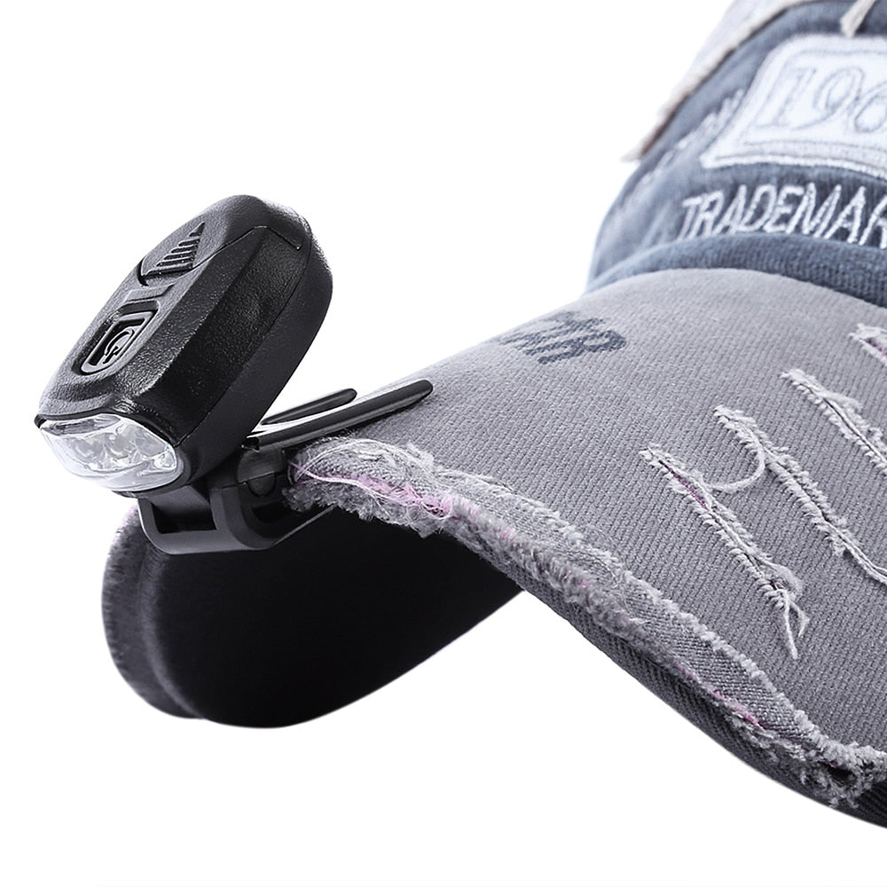Clip-On LED Headlamp with 3 LEDs and Batteries by HitMyNeed