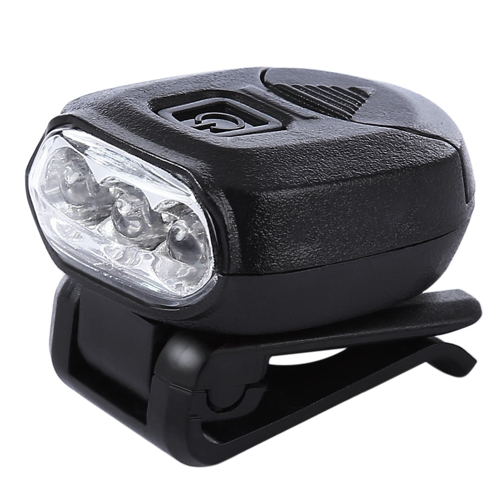Clip-On LED Headlamp with 3 LEDs and Batteries by HitMyNeed