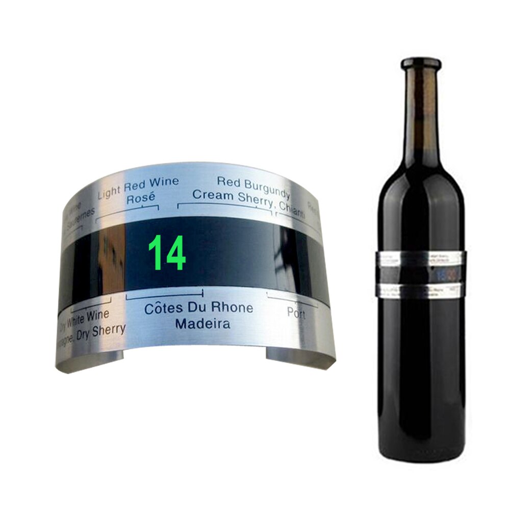 Clip-On LED Wine Bottle Thermometer by HitMyNeed