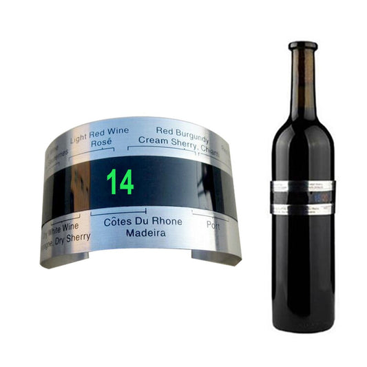 Clip-On LED Wine Bottle Thermometer by HitMyNeed