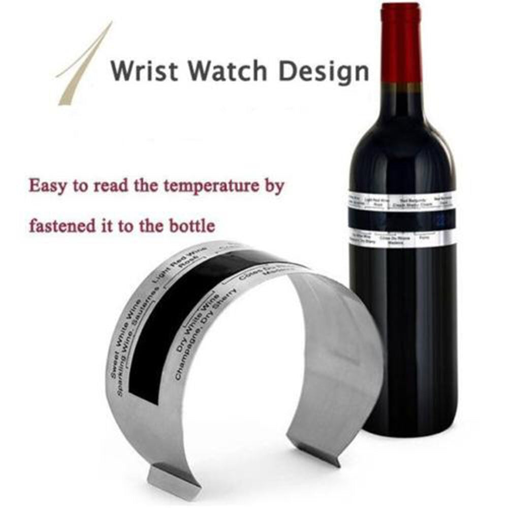 Clip-On LED Wine Bottle Thermometer by HitMyNeed