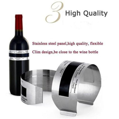 Clip-On LED Wine Bottle Thermometer by HitMyNeed
