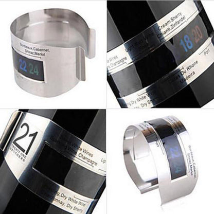 Clip-On LED Wine Bottle Thermometer by HitMyNeed