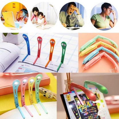 Clip-On Mini Book Reading Light with Bendable Arm by HitMyNeed