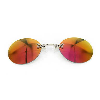 Clip-On Nose Rimless Matrix Morpheus Sunglasses UV400 d by HitMyNeed