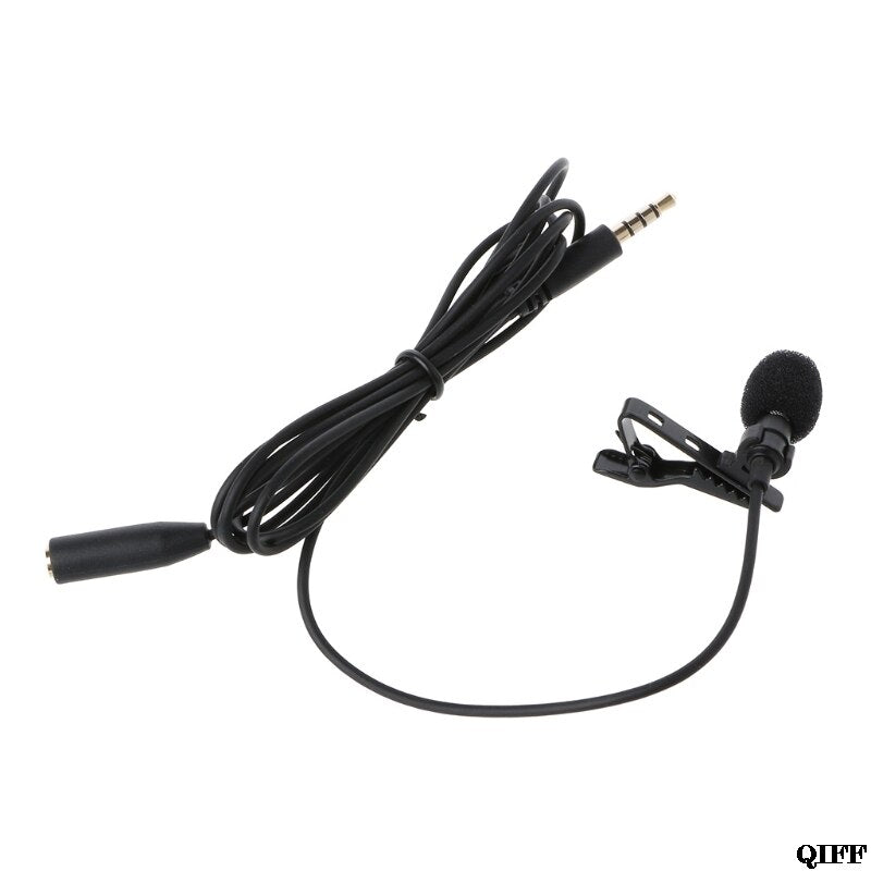 Clip-On Phone Microphone with 3.5mm Jack, 1.5m Cable by HitMyNeed