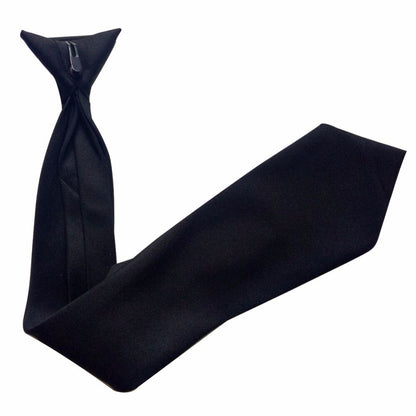 Clip-On Plain Necktie - Easy Wear Formal Tie by HitMyNeed