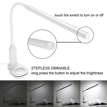 Clip-On Portable LED Reading Lamp with USB Power by HitMyNeed