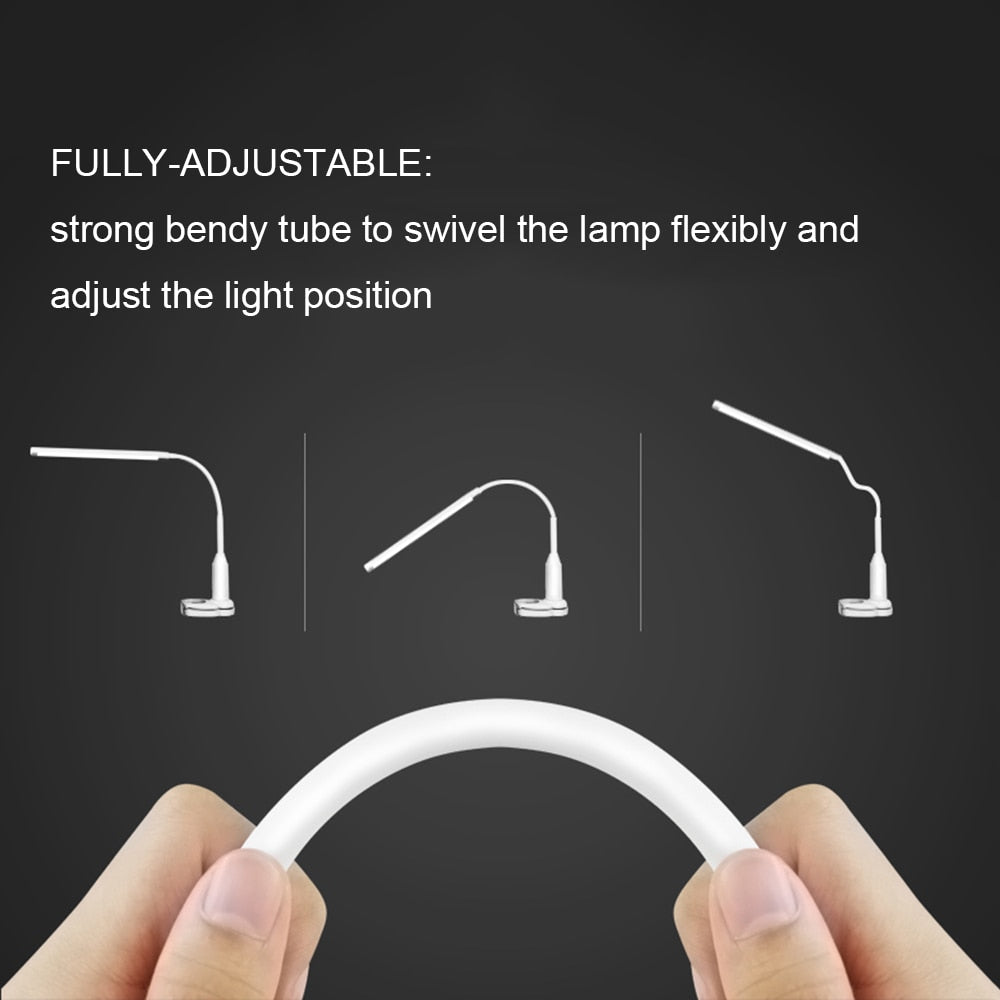Clip-On Portable LED Reading Lamp with USB Power by HitMyNeed