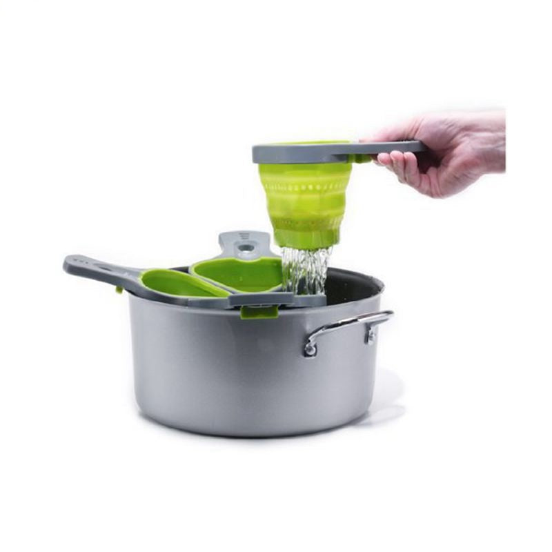 Clip-On Silicone Pasta Cooking Basket by HitMyNeed