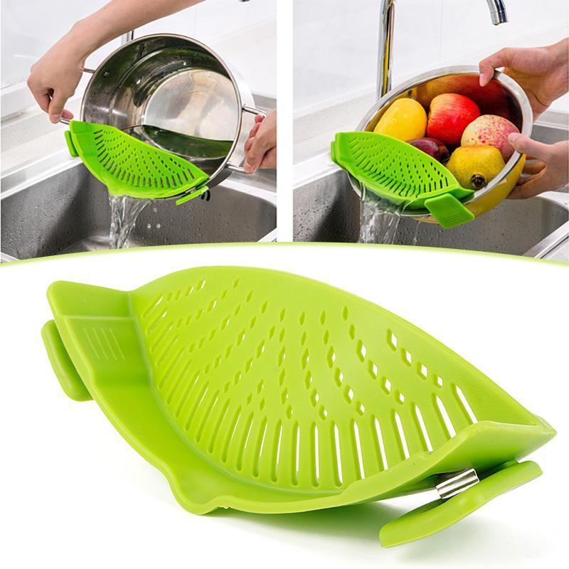 Clip-On Silicone Pot Strainer by HitMyNeed