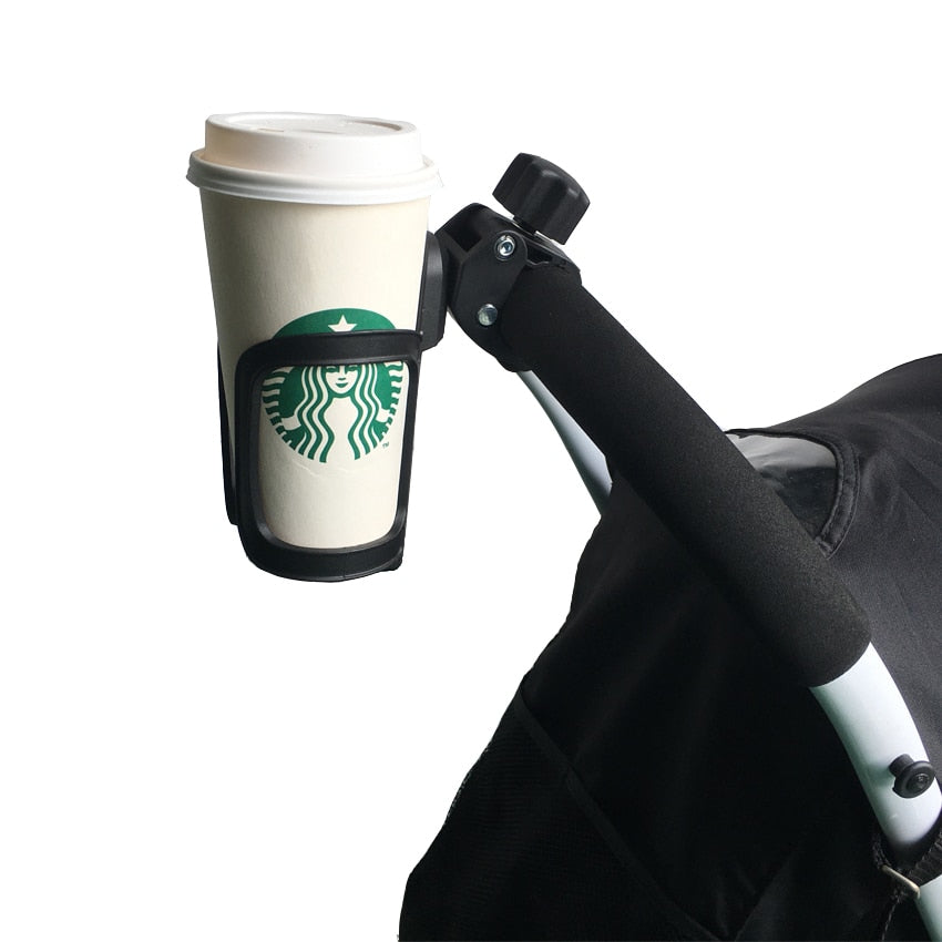 Clip-On Universal Pram and Stroller Cup Holder by HitMyNeed