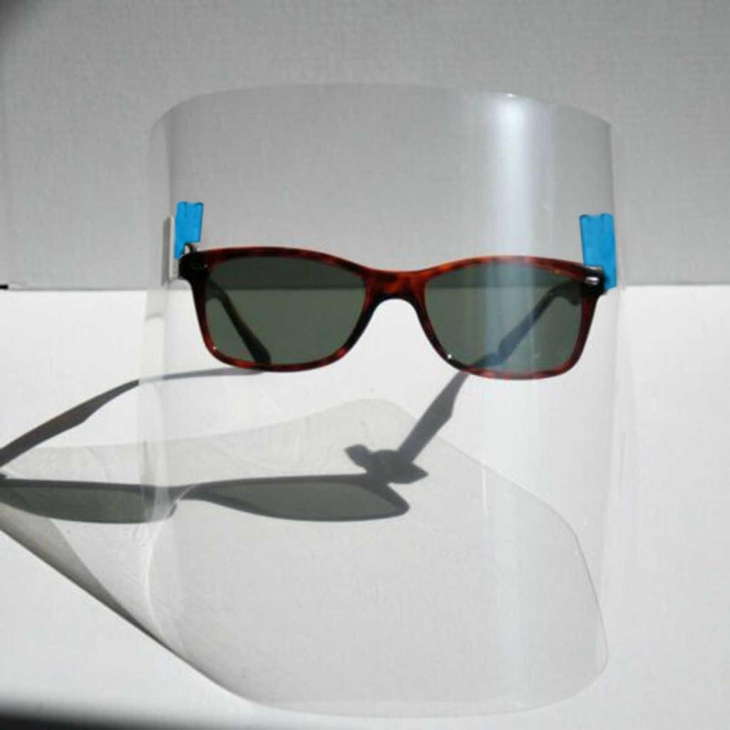 Clip-On Visor Face Shield for Glasses by HitMyNeed