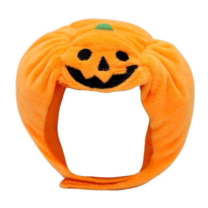 Cloth Dog Pumpkin Hat Headdress for Pets by HitMyNeed