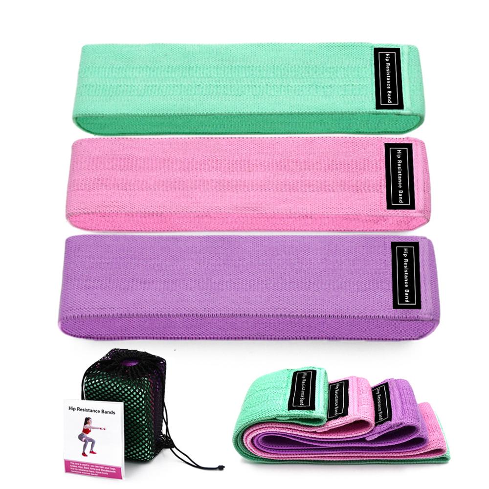 Cloth Resistance Band Fitness Set - 3 Levels by HitMyNeed