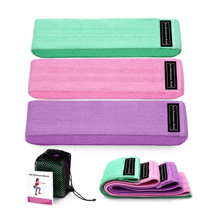 Cloth Resistance Band Fitness Set - 3 Levels by HitMyNeed