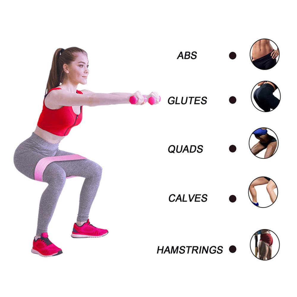 Cloth Resistance Band Fitness Set - 3 Levels by HitMyNeed