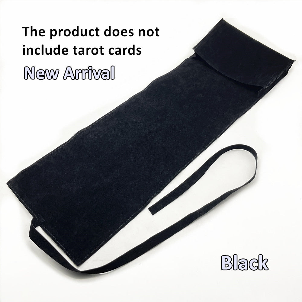Cloth Storage Pouch for Tarot and Oracle Cards black by HitMyNeed