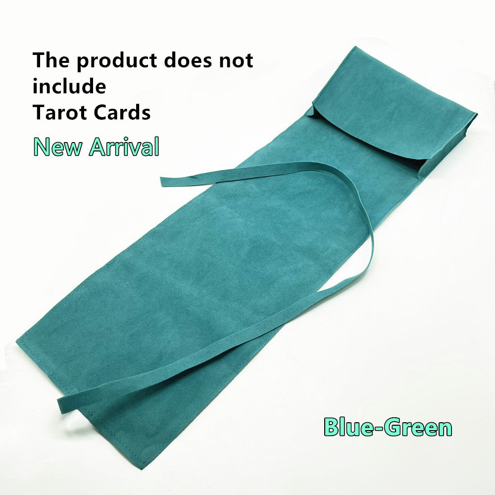 Cloth Storage Pouch for Tarot and Oracle Cards blue-green by HitMyNeed