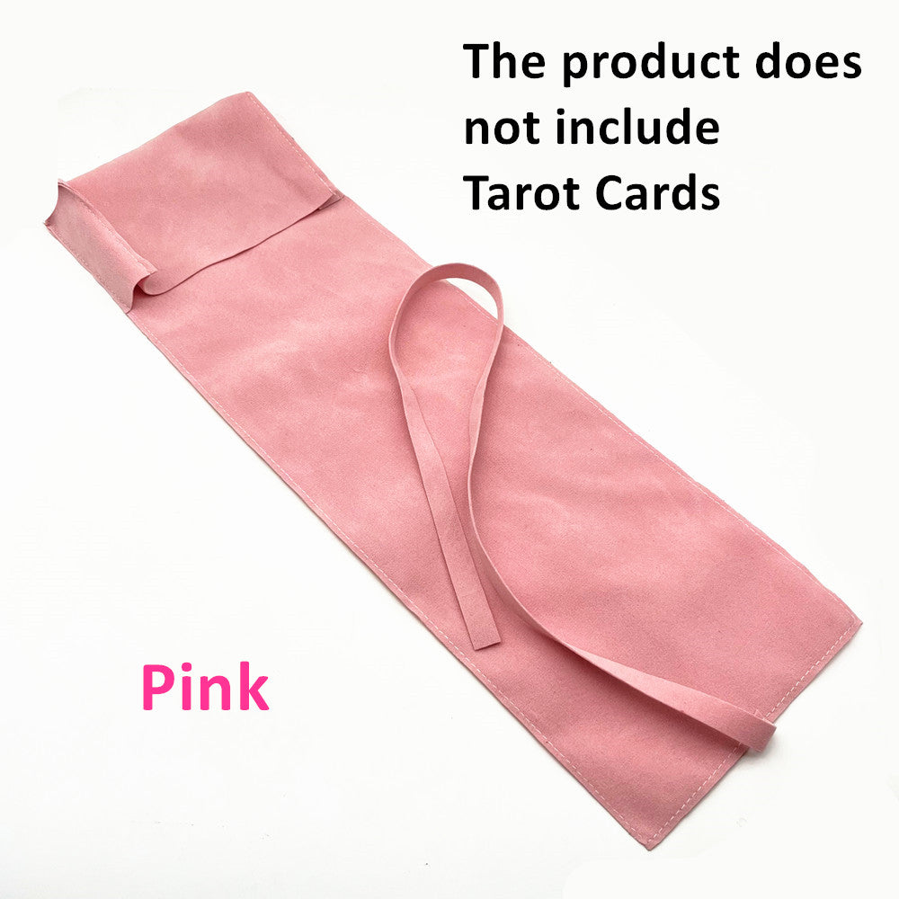 Cloth Storage Pouch for Tarot and Oracle Cards pink by HitMyNeed