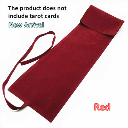 Cloth Storage Pouch for Tarot and Oracle Cards red by HitMyNeed