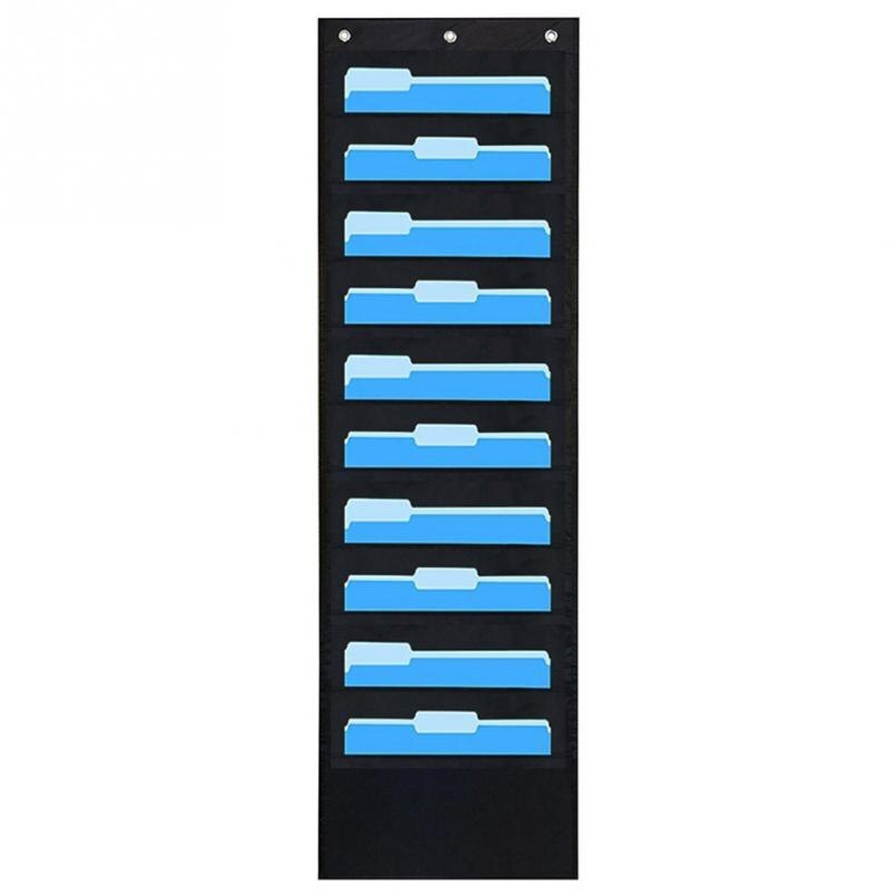 Cloth Wall Mounted Magazine Holder with 10 Pockets by HitMyNeed