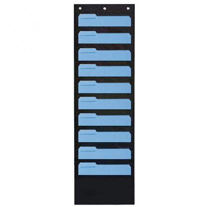 Cloth Wall Mounted Magazine Holder with 10 Pockets by HitMyNeed