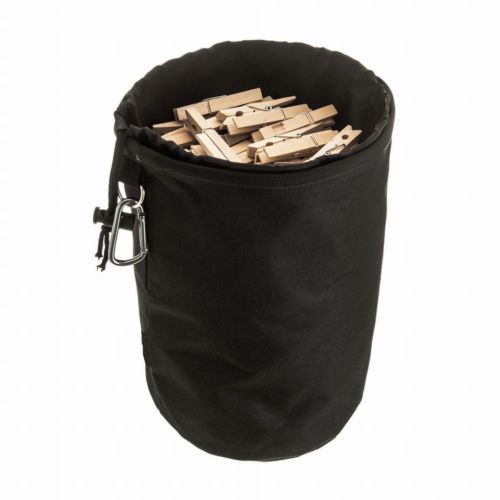 Clothespin Drawstring Bag with Hook, 600D Oxford by HitMyNeed