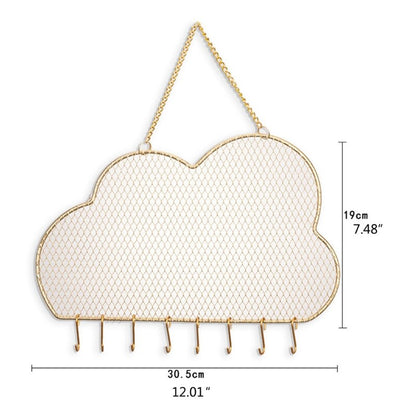 Cloud Mesh Earring Wall Holder Organizer by HitMyNeed