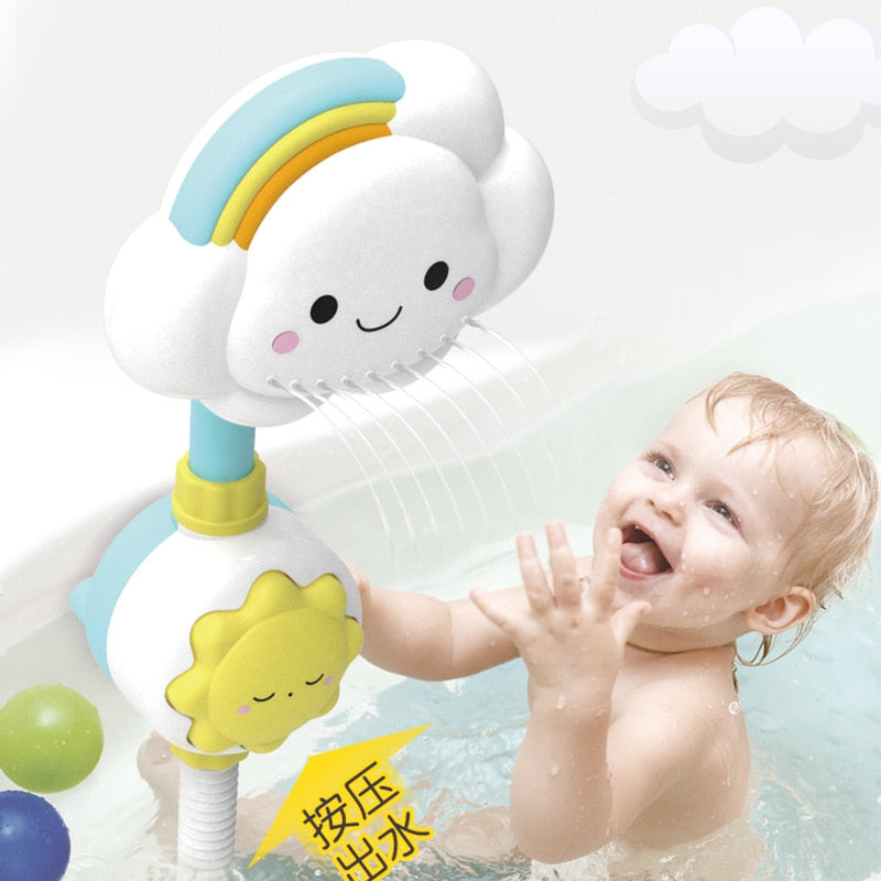 Cloud Showerhead Bath Toy for Kids by HitMyNeed