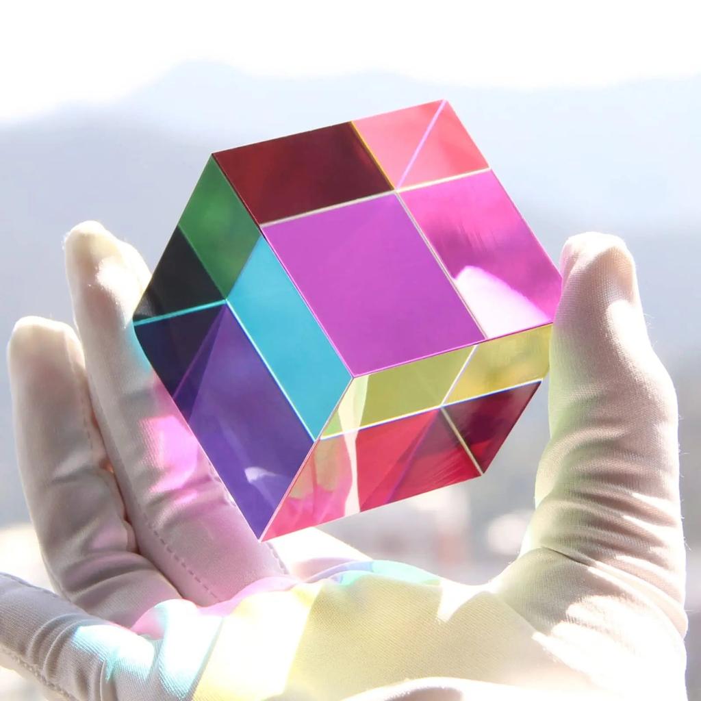 CMY Magic Prism Cube 3D Color Crystal for Photography by HitMyNeed