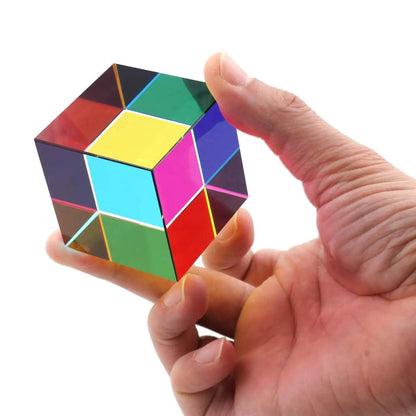 CMY Magic Prism Cube 3D Color Crystal for Photography by HitMyNeed